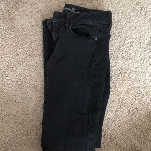 American Eagle black skinny jeans